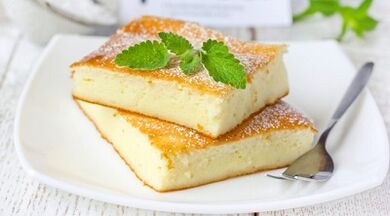 Cheese casserol for gout